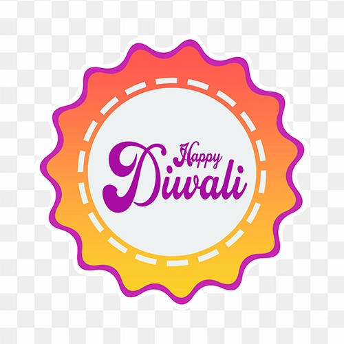 Happy Diwali free transparent png design